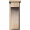 Ekena Millwork Huntington Smooth Corbel w/Backplate, Douglas Fir, 7 1/2"W x 12"D x 20"H COR08X12X20HUN01SDF - alternate 2